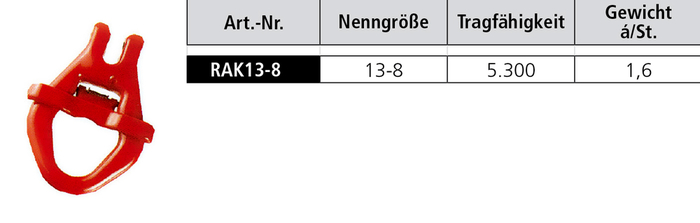 RAK Containerhaken 13-8